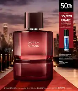 Ésika D'orsay grand perfume masculino oferta