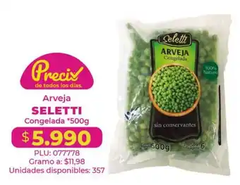 Belalcazar Arveja Seletti oferta