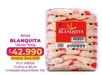 Belalcazar Arroz Blanquita oferta