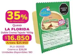 Belalcazar La Florida Queso Doble Crema Tajado oferta