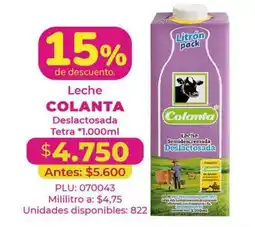 Belalcazar Leche Colanta Deslactosada oferta