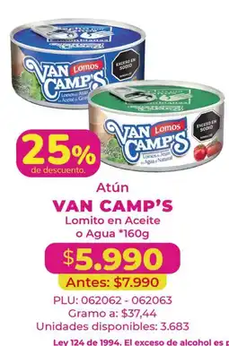 Belalcazar Van Camp's lomito en aceite o agua oferta