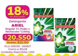 Belalcazar Detergente Ariel Regular Tri. Poder o Revitacolor oferta