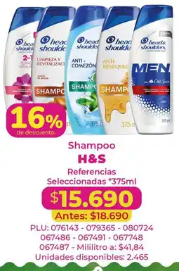 Belalcazar Shampoo H&S oferta
