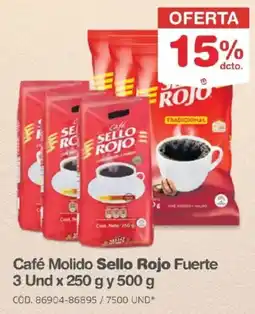 Makro Café Molido Sello Rojo Fuerte oferta