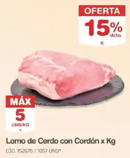 Makro Lomo de Cerdo con Cordón oferta