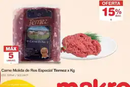 Makro Ternez Carne de Res oferta
