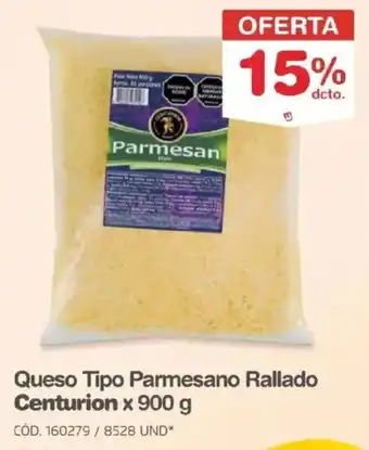 Centurion Queso Tipo Parmesano Rallado
