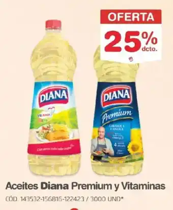 Makro Aceites Diana Premium y Vitaminas oferta
