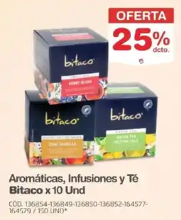 Makro Bitaco aromáticas infusiones y té oferta