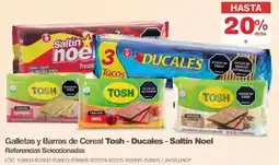 Makro Galletas y Barras de Cereal Tosh - Ducales - Saltín Noel oferta