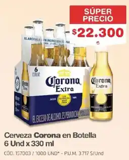Makro Cerveza Corona en Botella oferta