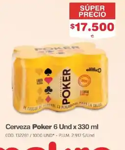 Makro Cerveza Poker oferta