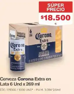 Makro Cerveza Corona Extra oferta