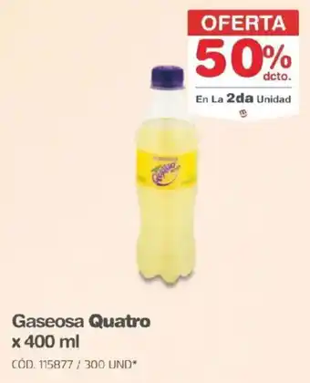 Makro Gaseosa Quatro oferta