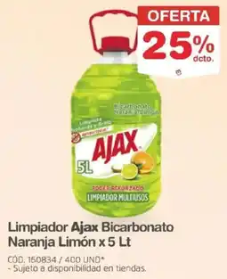 Makro Ajax limpiador bicarbonato naranja limon oferta