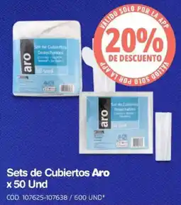 Makro Sets de Cubiertos Aro oferta