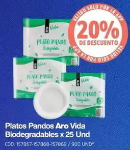 Makro Platos Pandos Aro Vida oferta