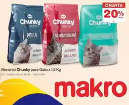 Makro Chunky para Gato oferta