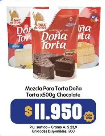 Surtifamiliar Doña Torta Mezcla Para Torta oferta