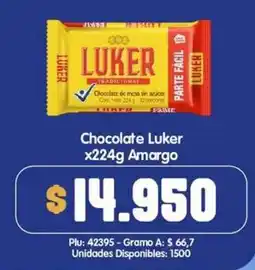 Surtifamiliar Chocolate Luker oferta