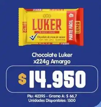 Surtifamiliar Chocolate Luker oferta