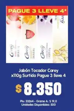 Surtifamiliar Jabón Tocador Carey oferta
