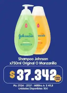 Surtifamiliar Shampoo Johnson oferta