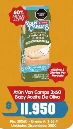 Surtifamiliar Van Camps Atún Baby Aceite De Oliva oferta