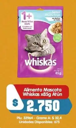 Surtifamiliar Alimento Mascota Whiskas oferta