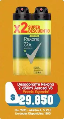 Surtifamiliar Rexona Desodorante Aerosol oferta