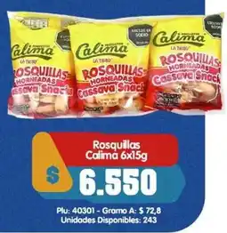 Surtifamiliar Calima rosquillas horneadas cassava snack oferta