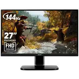 Falabella MONITOR GAMER KA272 27" Full HD 1920x1080 Panel IPS - 144Hz - 1ms - AMD FreeSync oferta