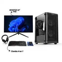 Falabella COMPUTADOR DE ESCRITORIO - RYZEN 5 5600G - 16GB RAM - 512GB SSD - MONITOR 24" FHD oferta