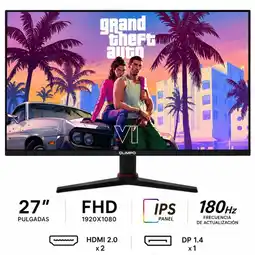 Falabella MONITOR GAMER OLIMPO 27" - FHD - 180Hz - HDR10 - Sistema Pivotable - RGB TRASERO - Adaptive Sync oferta