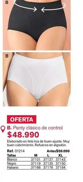 Control - panty clásico de control