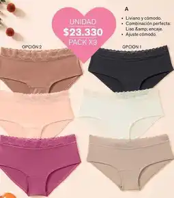 Leonisa Unidad pack x3 (panties) oferta