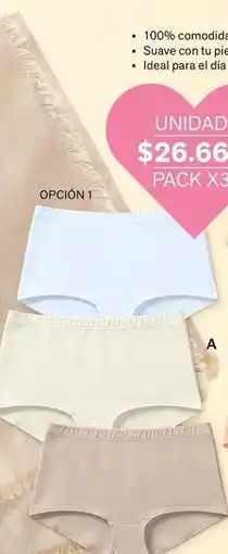 Leonisa Suave - pack x3 oferta