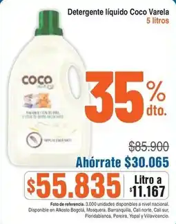 Alkosto Detergente liquido Coco Varela oferta