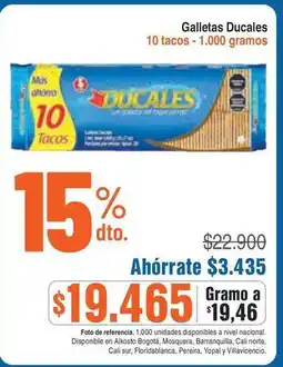 Alkosto Ducales - galletas oferta