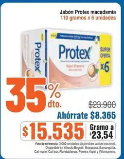 Alkosto Protex - jabón nutri protect macadamia oferta