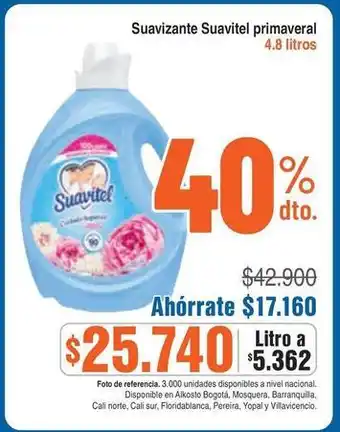 Alkosto Suavitel - suavizante primaveral oferta