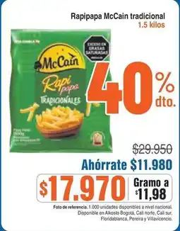 Alkosto Mccain - rapi papa tradicional oferta