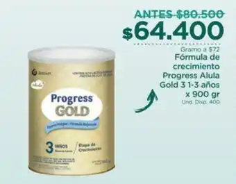 FarmaTodo Fórmula de Crecimiento Progress Gold 900g oferta