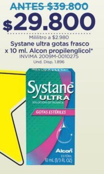 FarmaTodo Systane Ultra Gotas Estériles 10ml oferta