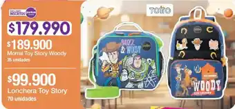 Toto morral toy story woody