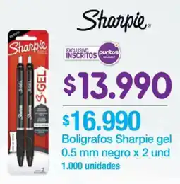 Jumbo Sharpie boligrafos sharpie gel oferta