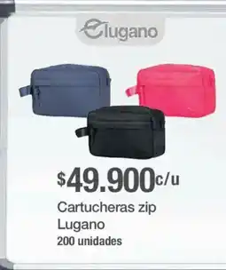 Jumbo Lugano cartucheras zip oferta