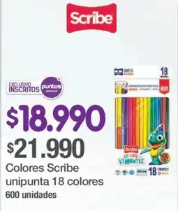 Jumbo Scribe colores unipunta oferta