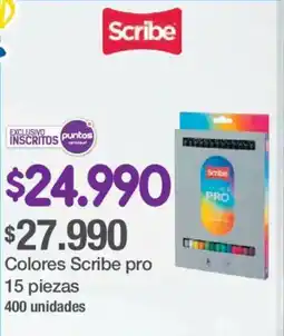 Jumbo Scribe colores scribe pro oferta